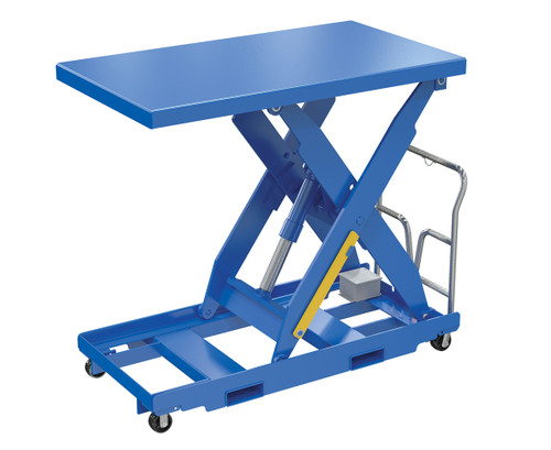 Vestil Steel Portable Lift Table - 208/230 Volt 1 Phase 36 In. x 64 In. 2000 lb - Blue