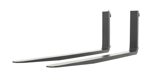 Vestil Forged Steel Forks with Carriage Pin - 60 In. x 1-3/4 In. 5,000 lb - Black