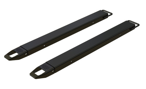 Vestil Steel Fork Extensions - 4 In. x 54 In. 4000 lb - Black