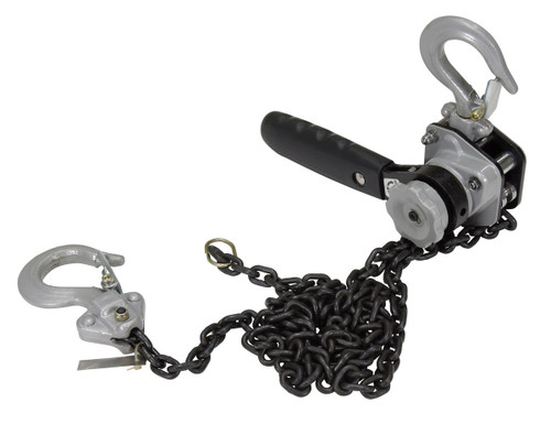 Vestil Steel Mighty Mini Lever Hoist - 5 Ft. Chain Length 500 lb - Silver