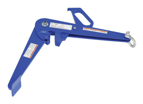 Vestil Steel Drum Lifter - 1,000 lb - Blue