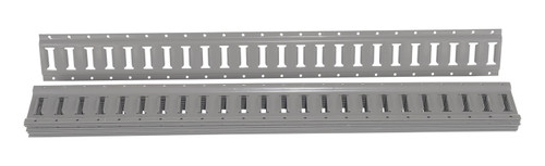 Vestil Steel E-Track - 4 Ft. Length 10 Pack - Gray