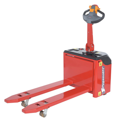 Vestil Steel Pegasolift Electric Pallet Truck - 20 In. x 45 In. 3,500 lb - Red