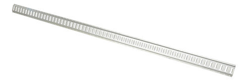 Vestil Steel Zinc Plated E-Track - 10 Ft. Length 2 Pack - Gray