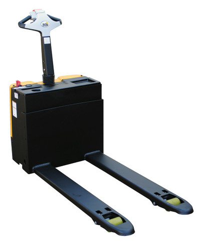 Vestil Steel Fully Powered Electric Pallet Truck - 20 In. x 47 In. 3,300 lb - Black
