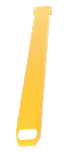 Vestil Steel Single Fork Extension - 4 In. x 72 In. 4000 lb - Yellow