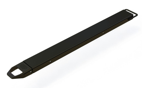 Vestil Steel Single Fork Extension - 5 In. x 63 In. 4,000 lb - Black