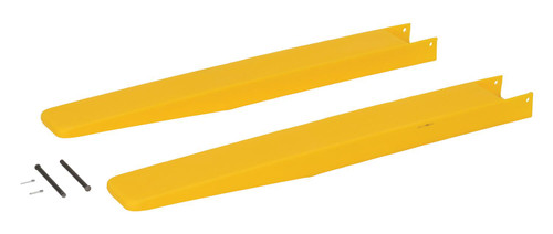 Vestil Polyethylene Fork Blade Protectors - 5 In. x 36 In. - Yellow