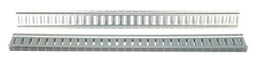 Vestil Steel Zinc Plated E-Track - 5 Ft. Length 6 Pack - Gray