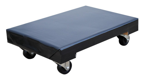 Vestil Hardwood Dolly Vinyl Cover - 16 In. x 24 In. 900 lb - Black