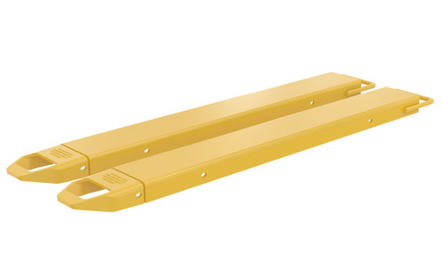 Vestil Steel Fork Extensions - 5 In. x 54 In. 4000 lb - Yellow