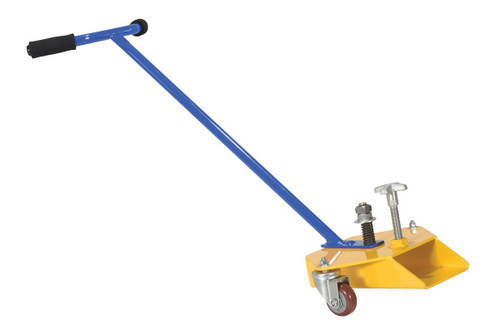 Vestil Steel Fork Truck Caddy - 300 lb Blue / - Yellow