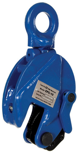 Vestil Steel Vertical Plate Clamp - 1,000 lb - Blue