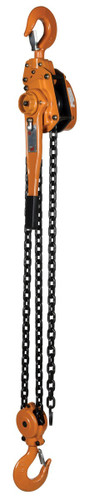 Vestil Steel Economy Lever Hoist - 5 Ft. Chain Length 12,000 lb - Orange