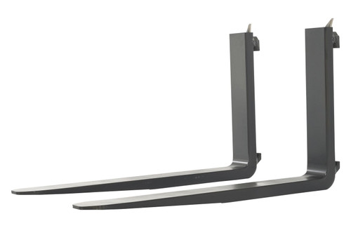 Vestil Forged Steel Forks with Carriage Pin - 36 In. x 1-1/4 In. 3,000 lb - Black