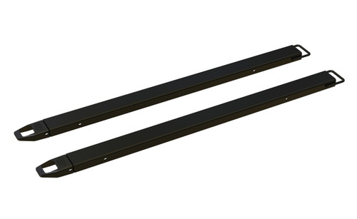 Vestil Steel Fork Extensions - 4 In. x 84 In. 4000 lb - Black