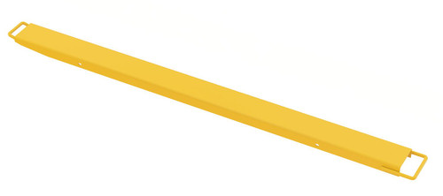 Vestil Steel High Strength Single Fork Extension - 5 In. x 84 In. 4,000 lb - Yellow