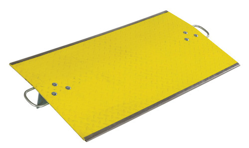 Vestil Fiberglass Dock Plate - 48 In. x 24 In. 1000 lb - Yellow