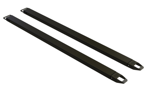 Vestil Steel Fork Extensions - 4 In. x 96 In. 4000 lb - Black