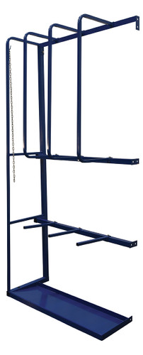 Vestil Steel Expandable Vertical Bar Rack - 106 In. Height Extension - Blue