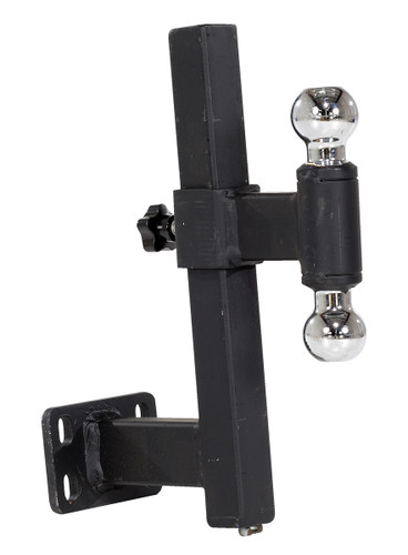 Vestil Steel Double Ball Hitch Mount For E-Tug-HD Models - Black