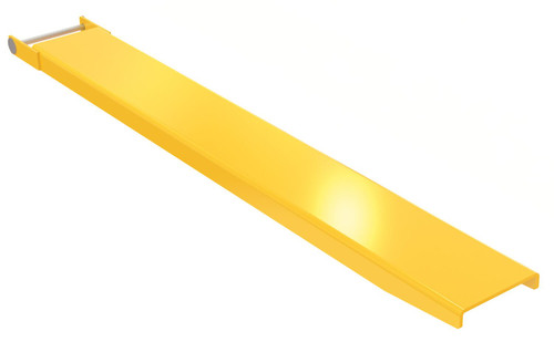 Vestil Steel Pin Style Single Fork Extension - 8 In. x 63 In. 4,000 lb - Yellow