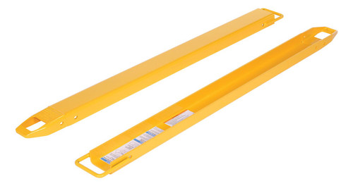 Vestil Steel Fork Extensions - 4 In. x 66 In. 4000 lb - Yellow