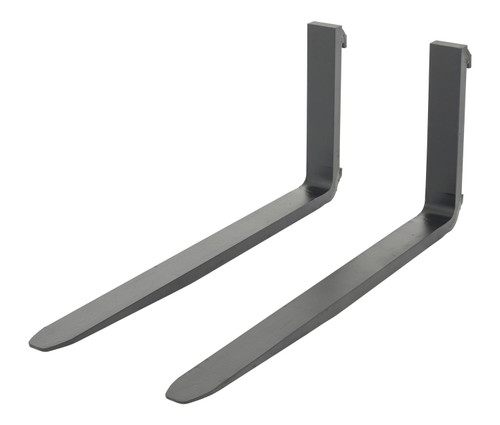 Vestil Forged Steel Forks with Carriage Pin - 48 In. x 1-1/4 In. 3,000 lb - Black