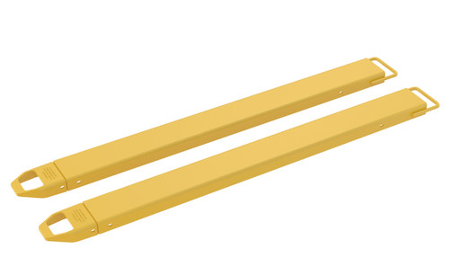 Vestil Steel Fork Extensions - 5 In. x 72 In. 4,000 lb - Yellow
