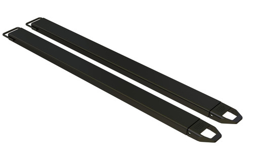 Vestil Steel Fork Extensions - 6 In. x 84 In. 4,000 lb - Black