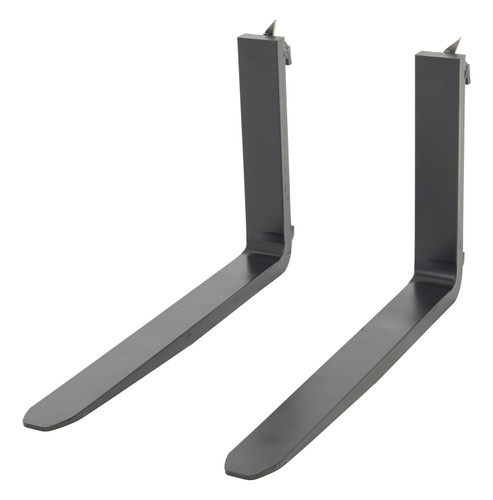 Vestil Forged Steel Forks with Carriage Pin - 36 In. x 1-1/2 In. 4,000 lb - Black