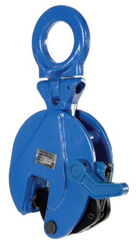 Vestil Steel Vertical Plate Clamp - 6,600 lb - Blue