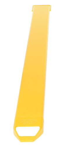 Vestil Steel Single Fork Extension - 6 In. x 84 In. 4,000 lb - Yellow