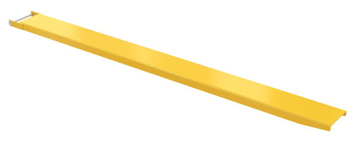 Vestil Steel Pin Style Single Fork Extension - 7 In. x 108 In. 4,000 lb - Yellow