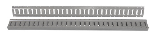 Vestil Steel E-Track - 5 Ft. Length 10 Pack - Gray