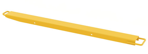 Vestil Steel High Strength Single Fork Extension - 4 In. x 63 In. 4,000 lb - Yellow