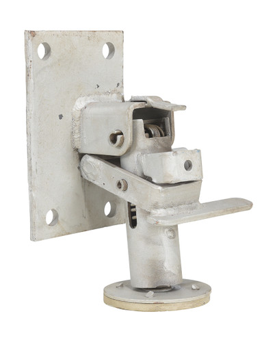 Vestil Steel Floor Lock - 7 In. to 8-3/16 In. Height - Silver