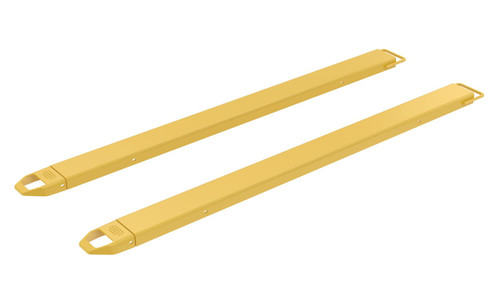 Vestil Steel Fork Extensions - 6 In. x 90 In. 4,000 lb - Yellow