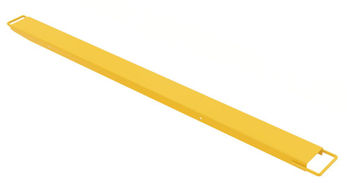 Vestil Steel High Strength Single Fork Extension - 6 In. x 96 In. 4,000 lb - Yellow