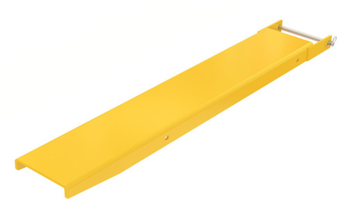 Vestil Steel Pin Style Single Fork Extension - 7 In. x 48 In. 4,000 lb - Yellow