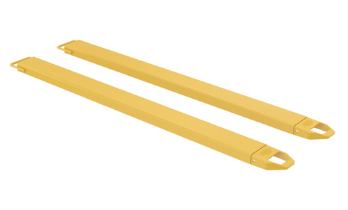 Vestil Steel Fork Extensions - 5 In. x 84 In. 4,000 lb - Yellow
