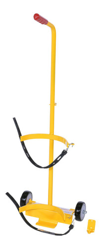 Vestil Steel Fire Extinguisher Carrier - 100 lb - Yellow