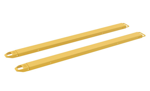 Vestil Steel Fork Extensions - 6 In. x 96 In. 4,000 lb - Yellow