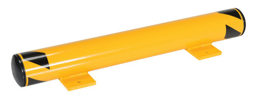 Vestil Steel Floor Stop Bollard - 36 In. Length - Yellow