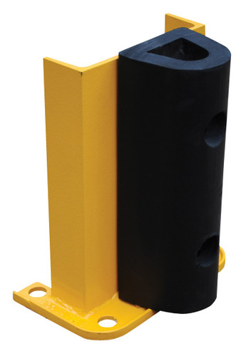 Vestil Steel Structural Rack Guard - 7-13/16 In. x 10-1/16 In. x 12-1/4 In. - Yellow