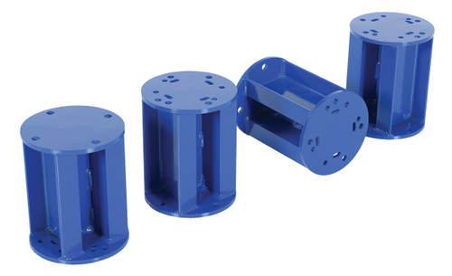 Vestil Steel Field Installed Stationary Legs For Fixed Height Steel Gantry Crane Models - Blue