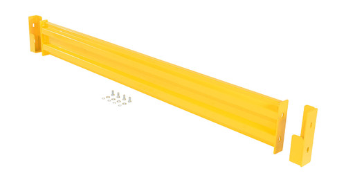 Vestil Steel 2 Ribbed Drop In Style Guard Rail - 78 In. Length - Yellow