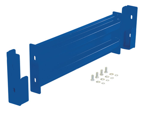 Vestil Steel 2 Ribbed Drop In Style Guard Rail - 30 In Length - Blue