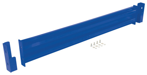 Vestil Steel 2 Ribbed Drop In Style Guard Rail - 66 In. Length - Blue