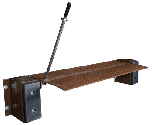 Vestil Steel Mechanical Edge-O-Dock Leveler - 72 In. Ramp Width 25,000 lb - Brown